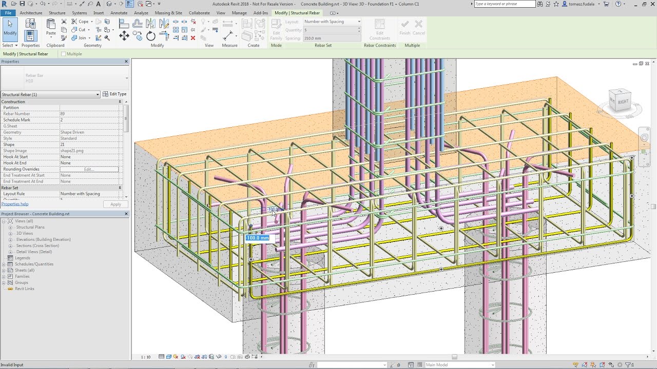 Revit rebar workflow diagram