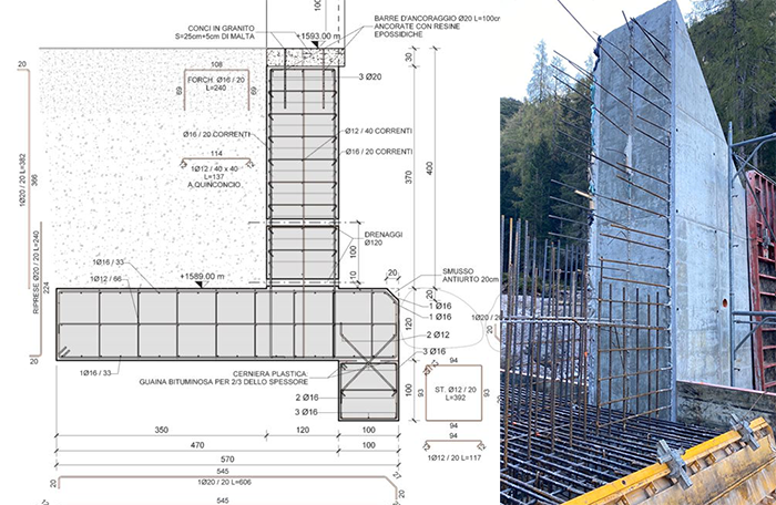 rebar detailing with dimensions